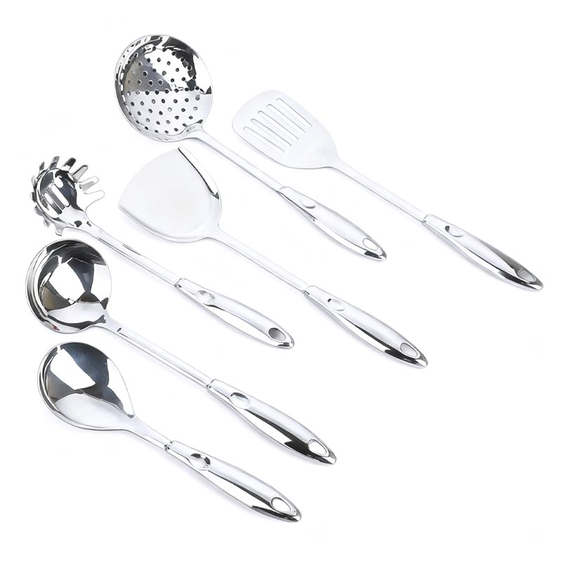 Bộ dụng cụ nấu ăn bằng thép không gỉ máy rửa chén sang trọng